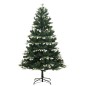 vidaXL Künstlicher Weihnachtsbaum Klappbar 150 LEDs & Kugeln 150 cm vidaXL Künstlicher Weihnachtsbaum Klappbar 150 LEDs & Kugeln 150 cm