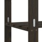 vidaXL Lagerregal mit 3 Böden Schwarz 60x38x90 cm Massivholz Kiefer vidaXL Lagerregal mit 3 Böden Schwarz 60x38x90 cm Massivholz Kiefer