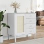 vidaXL Sideboard SENJA Rattan-Optik Weiß 80x40x80 cm Kiefernholz vidaXL Sideboard SENJA Rattan-Optik Weiß 80x40x80 cm Kiefernholz