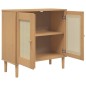 vidaXL Sideboard SENJA Rattan-Optik Braun 80x35x80 cm Kiefernholz vidaXL Sideboard SENJA Rattan-Optik Braun 80x35x80 cm Kiefernholz