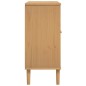 vidaXL Sideboard SENJA Rattan-Optik Braun 80x35x80 cm Kiefernholz vidaXL Sideboard SENJA Rattan-Optik Braun 80x35x80 cm Kiefernholz