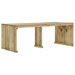 vidaXL 7-tlg. Garten-Essgruppe Imprägniertes Kiefernholz