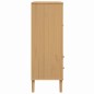 vidaXL Highboard SENJA Rattan-Optik Braun 90x40x112 cm Kiefernholz vidaXL Highboard SENJA Rattan-Optik Braun 90x40x112 cm Kiefernholz