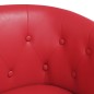 vidaXL Clubsessel Rot Kunstleder vidaXL Clubsessel Rot Kunstleder