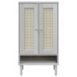 vidaXL Schuhschrank SENJA Rattan-Optik Weiß 59,5x35x107cm Kiefernholz vidaXL Schuhschrank SENJA Rattan-Optik Weiß 59,5x35x107cm Kiefernholz