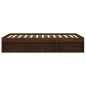 vidaXL Bettgestell Braun Eichen-Optik 135x190 cm vidaXL Bettgestell Braun Eichen-Optik 135x190 cm