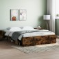 vidaXL Bettgestell Räuchereiche 150x200 cm King Size vidaXL Bettgestell Räuchereiche 150x200 cm King Size