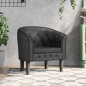 vidaXL Clubsessel Schwarz Kunstleder vidaXL Clubsessel Schwarz Kunstleder