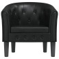 vidaXL Clubsessel Schwarz Kunstleder vidaXL Clubsessel Schwarz Kunstleder
