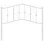 vidaXL Kopfteil Metall Weiß 107 cm vidaXL Kopfteil Metall Weiß 107 cm