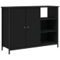 vidaXL Sideboard Schwarz 100x33x75 cm Holzwerkstoff vidaXL Sideboard Schwarz 100x33x75 cm Holzwerkstoff