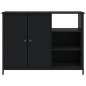vidaXL Sideboard Schwarz 100x33x75 cm Holzwerkstoff vidaXL Sideboard Schwarz 100x33x75 cm Holzwerkstoff