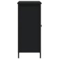 vidaXL Sideboard Schwarz 100x33x75 cm Holzwerkstoff vidaXL Sideboard Schwarz 100x33x75 cm Holzwerkstoff