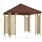 Pavillon 3 x 3 m Braun Pavillon 3 x 3 m Braun