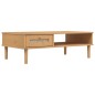 vidaXL Couchtisch SENJA Rattan-Optik Braun 100x55x33 cm Kiefernholz vidaXL Couchtisch SENJA Rattan-Optik Braun 100x55x33 cm Kiefernholz
