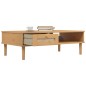 vidaXL Couchtisch SENJA Rattan-Optik Braun 100x55x33 cm Kiefernholz vidaXL Couchtisch SENJA Rattan-Optik Braun 100x55x33 cm Kiefernholz