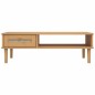 vidaXL Couchtisch SENJA Rattan-Optik Braun 100x55x33 cm Kiefernholz vidaXL Couchtisch SENJA Rattan-Optik Braun 100x55x33 cm Kiefernholz