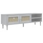 vidaXL TV-Schrank SENJA Rattan-Optik Weiß 158x40x49cm Kiefernholz vidaXL TV-Schrank SENJA Rattan-Optik Weiß 158x40x49cm Kiefernholz