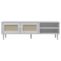 vidaXL TV-Schrank SENJA Rattan-Optik Weiß 158x40x49cm Kiefernholz vidaXL TV-Schrank SENJA Rattan-Optik Weiß 158x40x49cm Kiefernholz