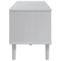 vidaXL TV-Schrank SENJA Rattan-Optik Weiß 158x40x49cm Kiefernholz vidaXL TV-Schrank SENJA Rattan-Optik Weiß 158x40x49cm Kiefernholz