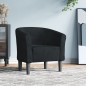 vidaXL Clubsessel Schwarz Samt vidaXL Clubsessel Schwarz Samt