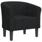 vidaXL Clubsessel Schwarz Samt vidaXL Clubsessel Schwarz Samt