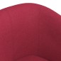 vidaXL Clubsessel mit Fußhocker Weinrot Stoff vidaXL Clubsessel mit Fußhocker Weinrot Stoff