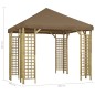 Pavillon 3 x 3 m Taupe Pavillon 3 x 3 m Taupe