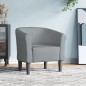 vidaXL Clubsessel Hellgrau Stoff vidaXL Clubsessel Hellgrau Stoff