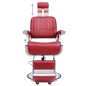 vidaXL Friseurstuhl Rot 68x69x116 cm Kunstleder vidaXL Friseurstuhl Rot 68x69x116 cm Kunstleder