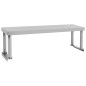 vidaXL Küchen-Arbeitstisch mit Aufsatzboard 120×60×120 cm Edelstahl vidaXL Küchen-Arbeitstisch mit Aufsatzboard 120×60×120 cm Edelstahl