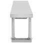 vidaXL Küchen-Arbeitstisch mit Aufsatzboard 120×60×120 cm Edelstahl vidaXL Küchen-Arbeitstisch mit Aufsatzboard 120×60×120 cm Edelstahl