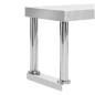 vidaXL Küchen-Arbeitstisch mit Aufsatzboard 120×60×120 cm Edelstahl vidaXL Küchen-Arbeitstisch mit Aufsatzboard 120×60×120 cm Edelstahl