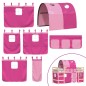 vidaXL Kinderhochbett mit Tunnel Rosa 90x190 cm Massivholz Kiefer vidaXL Kinderhochbett mit Tunnel Rosa 90x190 cm Massivholz Kiefer