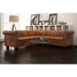vidaXL Chesterfield Ecksofa 5-Sitzer Kunstleder Braun vidaXL Chesterfield Ecksofa 5-Sitzer Kunstleder Braun