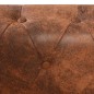 vidaXL Chesterfield Ecksofa 5-Sitzer Kunstleder Braun vidaXL Chesterfield Ecksofa 5-Sitzer Kunstleder Braun