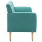 vidaXL 3-Sitzer-Sofa Stoff 172x70x82 cm Grün vidaXL 3-Sitzer-Sofa Stoff 172x70x82 cm Grün