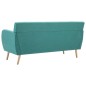 vidaXL 3-Sitzer-Sofa Stoff 172x70x82 cm Grün vidaXL 3-Sitzer-Sofa Stoff 172x70x82 cm Grün