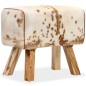 vidaXL Hocker Echtes Ziegenleder Braun 60 x 30 x 50 cm vidaXL Hocker Echtes Ziegenleder Braun 60 x 30 x 50 cm