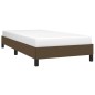 vidaXL Bettgestell Dunkelbraun 100x200 cm Stoff vidaXL Bettgestell Dunkelbraun 100x200 cm Stoff