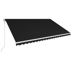 vidaXL Automatisch Einziehbare Markise 500×300 cm Anthrazit 
