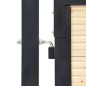 vidaXL Zauntor Stahl und Fichtenholz 413×125 cm vidaXL Zauntor Stahl und Fichtenholz 413×125 cm