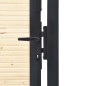 vidaXL Zauntor Stahl und Fichtenholz 413×125 cm vidaXL Zauntor Stahl und Fichtenholz 413×125 cm
