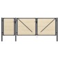 vidaXL Zauntor Stahl und Fichtenholz 413×175 cm vidaXL Zauntor Stahl und Fichtenholz 413×175 cm