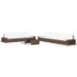 8-tlg. Garten-Lounge-Set Poly Rattan Braun 8-tlg. Garten-Lounge-Set Poly Rattan Braun