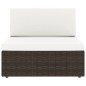 8-tlg. Garten-Lounge-Set Poly Rattan Braun 8-tlg. Garten-Lounge-Set Poly Rattan Braun
