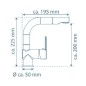 SCHÜTTE Küchenarmatur mit rundem Auslauf CORNWALL Mattschwarz SCHÜTTE Küchenarmatur mit rundem Auslauf CORNWALL Mattschwarz