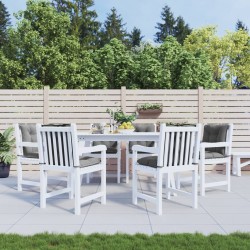 vidaXL Gartenstuhlauflagen für Niedriglehner 6 Stk. Grau 100x50x7 cm