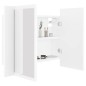 vidaXL LED-Bad-Spiegelschrank Weiß 60x12x45 cm Acryl vidaXL LED-Bad-Spiegelschrank Weiß 60x12x45 cm Acryl