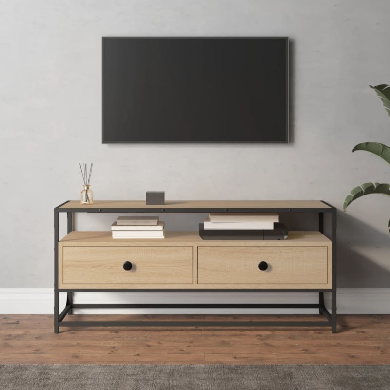 vidaXL TV-Schrank Sonoma-Eiche 100x35x45 cm Holzwerkstoff vidaXL TV-Schrank Sonoma-Eiche 100x35x45 cm Holzwerkstoff